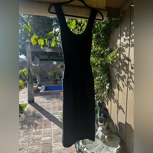 Structured Blue Dress with Pockets